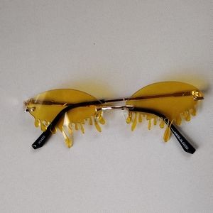 Yellow Drip Sunglasses